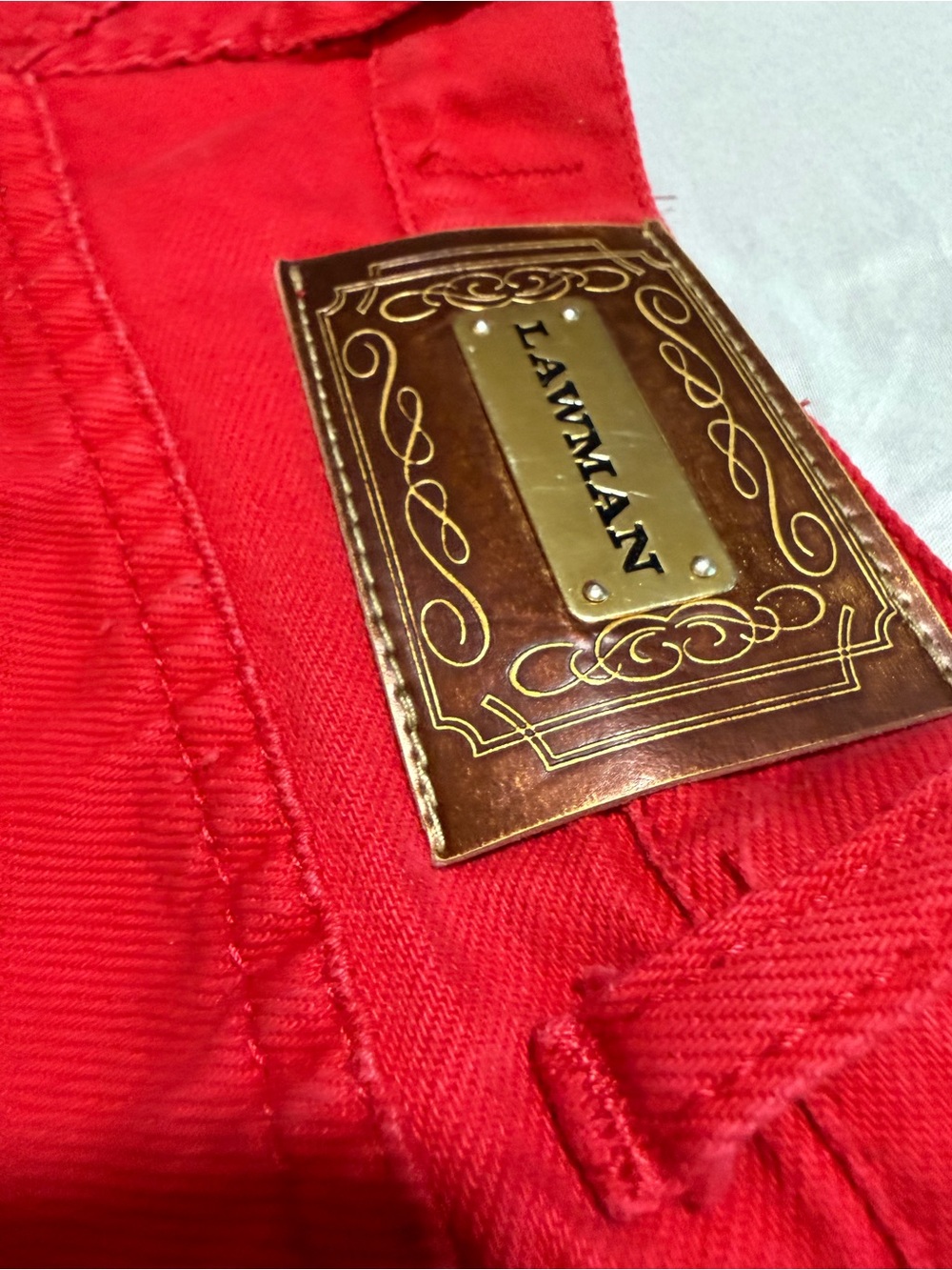 Lee Red Boot-Cut Pants - Picture 7 of 8